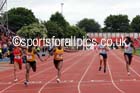 Inter girls 100 metres, English Schools Track and Field. Photo: David T. Hewitson/Sports for All Pics